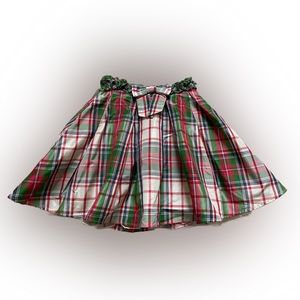 Like new, Crewcuts, silk taffeta skirt, size 3 with matching headband